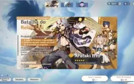 Conta Genshin AR48 + 3300 Pprimogens + 61 resinas frágeis