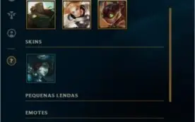 CONTAS UNRAKED LEAGUE OF LEGENDS