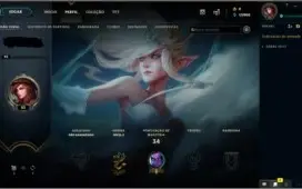CONTAS UNRAKED LEAGUE OF LEGENDS