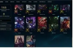 Conta Platina II com 52 champs e 30 skins