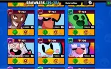 Conta SEMIFULL Brawl Stars 39 Brawlers(+Clube top 5 BR)