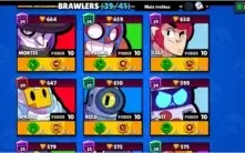 Conta SEMIFULL Brawl Stars 39 Brawlers(+Clube top 5 BR)