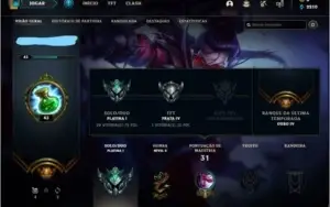 Conta de Lol Smurf Level 43