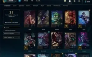 Conta de Lol Smurf Level 43
