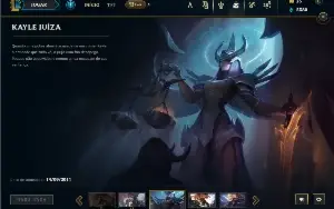 Platina 4 com TODOS os champs e 452 Skins + 3 RARAS