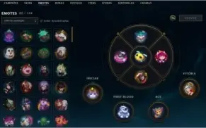 Conta lol TODOS compeões, lvl. 227, 116 skins habilitadas