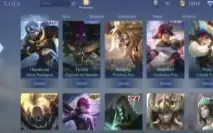 Conta Mobile Legends Com 158 Skins E 900 Diamantes