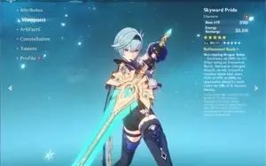 Conta Genshin Kazuha + Sua Espada 5*+ Eula + Yoimyah + Jean