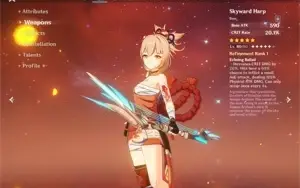 Conta Genshin Kazuha + Sua Espada 5*+ Eula + Yoimyah + Jean