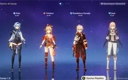 Conta Genshin Kazuha + Sua Espada 5*+ Eula + Yoimyah + Jean