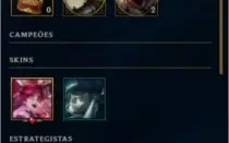 Conta de lol no platina