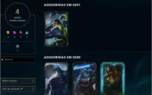 Conta de lol no platina