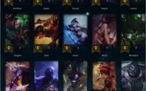 Conta de lol no platina