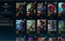 Conta de lol no platina