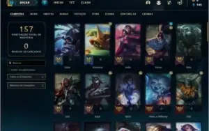 Conta prata 2 com 18 skins e 61 champs ( MAIN MID / JG )