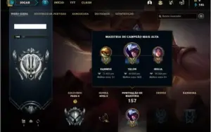 Conta prata 2 com 18 skins e 61 champs ( MAIN MID / JG )