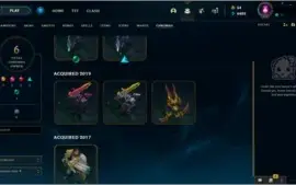 CONTA LOL PLATINA 4/108 CHAMPS/ 97 SKINS/ SKINS NA DESCRIÇÃO