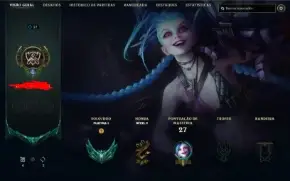 Conta lol plat 1