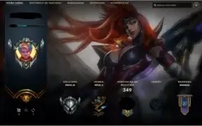 conta lol 65 skins