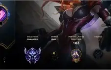 Conta Lol Diamante 4