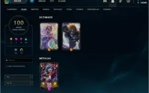 Conta lol nível +650,todos os campeões+Runeterra desdeo beta