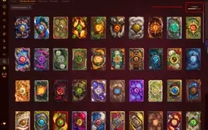 Conta HEARTHSTONE +418 lendárias (todas as cartas padrão)