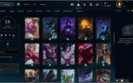 CONTA LOL +58 SKINS