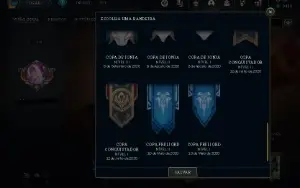 Conta LoL Prata 3, Full Acesso, Com passe Tinta Sombria.