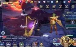 saint seiya awakening nivel com cavaleireiros de ouro
