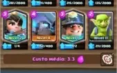 Conta Clash Royale - nv 10 - 5 lendárias - Highest 4110