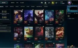 CONTA DE LOL PLATINA 4 / LEVEL 163 VARIAS SKINS