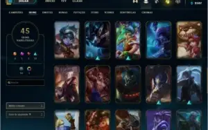 CONTA DE LOL PLATINA 4 / LEVEL 163 VARIAS SKINS