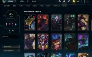 CONTA DE LOL PLATINA 4 / LEVEL 163 VARIAS SKINS