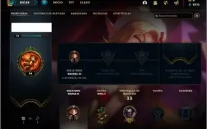 Conta bronze 3 com 21 champs e 2 skins