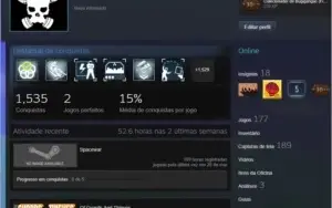 Vendo conta steam com 177 jogo lvl 19