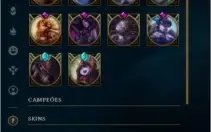 Conta de LeagueOfLegends Todos os Champs 92 Skins50kEssencia