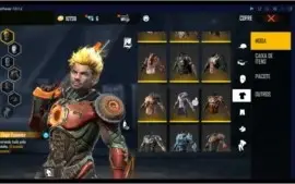 Conta no Free Fire MUITAS SKINS!!!!!