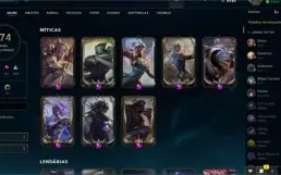 Vendo conta de lol (valor DESAPEGO)