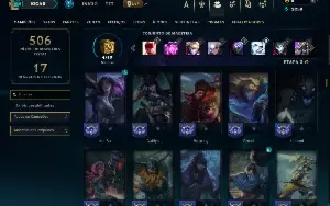 Ouro 3 com TODOS os champs e 152 Skins ( JG / ADC / MID )