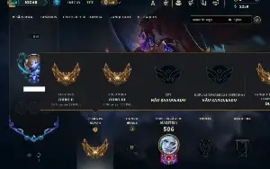 Ouro 3 com TODOS os champs e 152 Skins ( JG / ADC / MID )