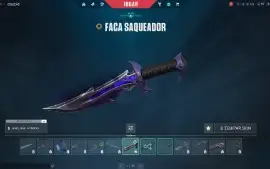 Conta valorant NFA inativa elo diamante com 24 skins e faca.