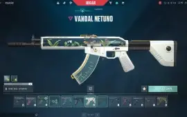 Conta valorant NFA inativa elo diamante com 24 skins e faca.