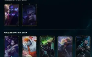 Conta LOL, 30 skins, lvl 166
