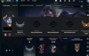 Conta de League Of Legends