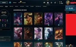Conta Rara Lol 840 skins