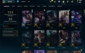 Conta platina 4 com 80 Champs e 32 Skins + 1600 RP