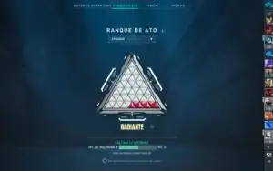 CONTA RADIANTE TOP 150 VALORANT
