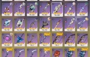Genshin Impact - CONTA AR 56 / 9 persongens 5* / 4 armas 5*