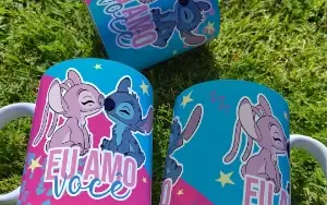 Caneca Namorados Personagens