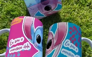 Caneca Namorados Personagens